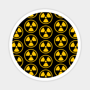 Radioactive Wall Yellow Pattern Magnet